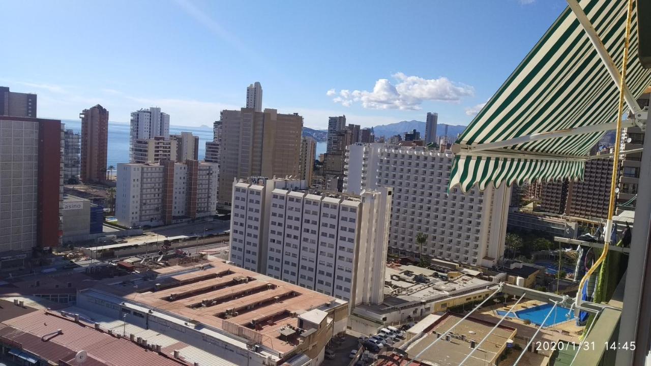 Apto San Angelo Benidorm Vistas Al Mar 400 M Exteriör bild