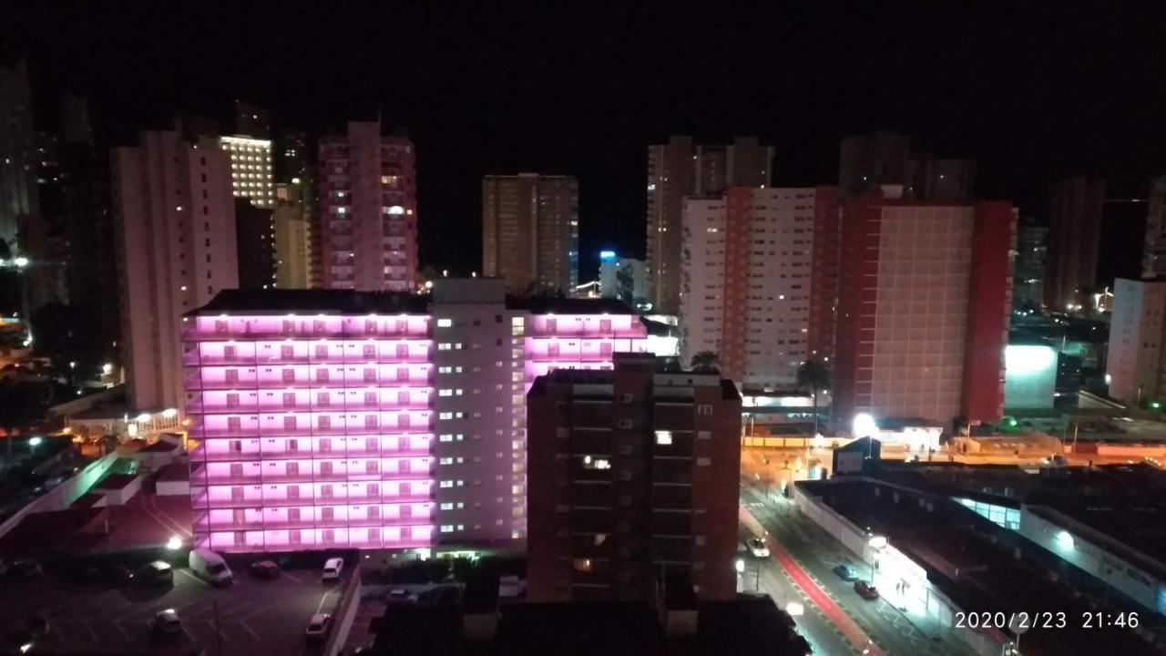 Apto San Angelo Benidorm Vistas Al Mar 400 M Exteriör bild