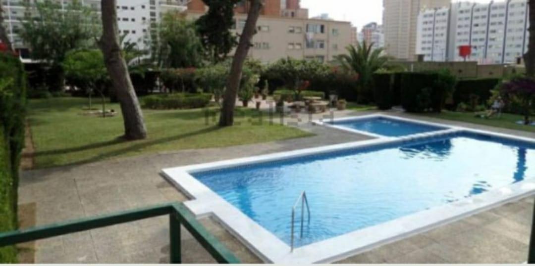 Apto San Angelo Benidorm Vistas Al Mar 400 M Exteriör bild