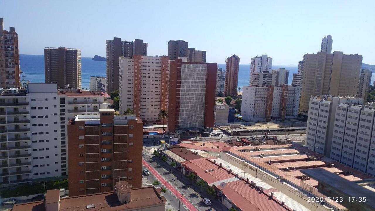 Apto San Angelo Benidorm Vistas Al Mar 400 M Exteriör bild