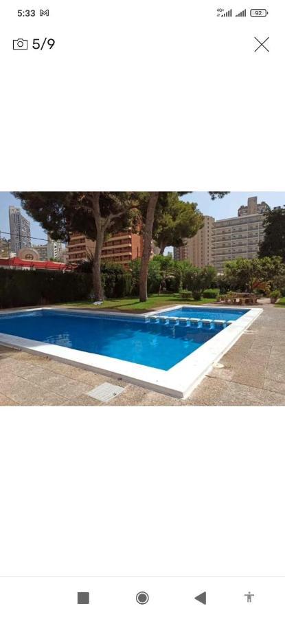Apto San Angelo Benidorm Vistas Al Mar 400 M Exteriör bild