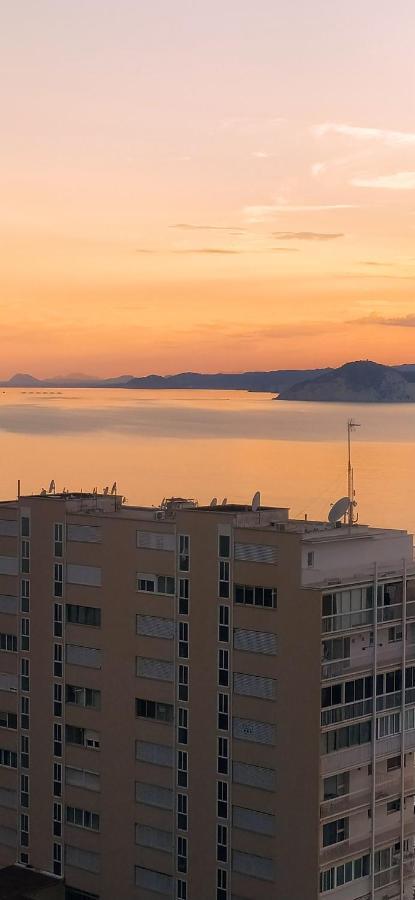 Apto San Angelo Benidorm Vistas Al Mar 400 M Exteriör bild